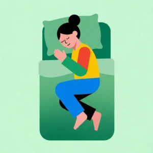 sleeping person image